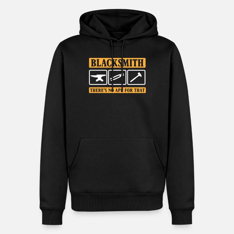Forgeron, Forgeron - Sweat à capuche Premium bio Homme - noir