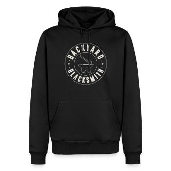 Schmied, Schmieden - Männer Premium Bio Hoodie - Schwarz - Vorne - Nico (187cm)