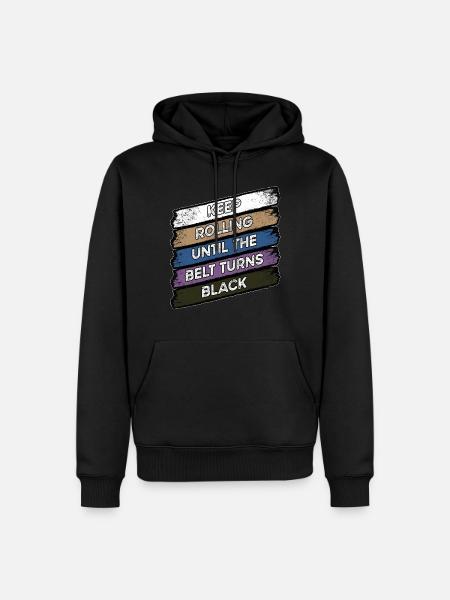 BJJ Black Belt - Men’s Premium Organic Hoodie - black