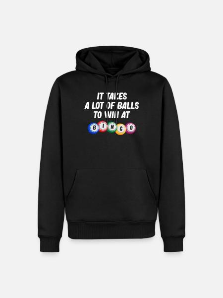Bingo Players, Bingo, Bingo Balls - Men’s Premium Organic Hoodie - black