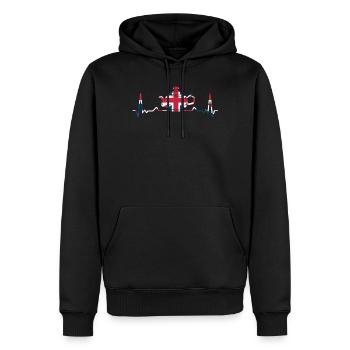 Teeliebhaber, Teetrinker, Teezeit - Männer Premium Bio Hoodie - Schwarz - Vorne - Nico (187cm)
