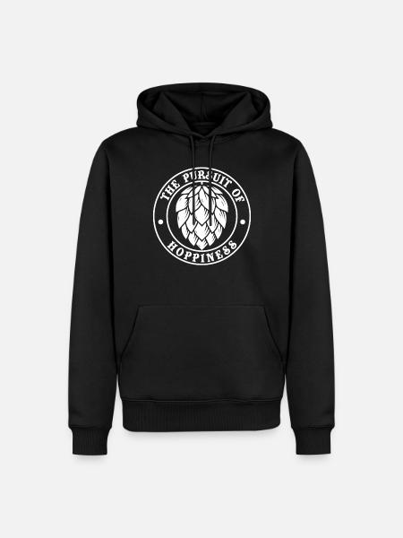 Hops, Hopp, Beer, Beer Lovers - Men’s Premium Organic Hoodie - black