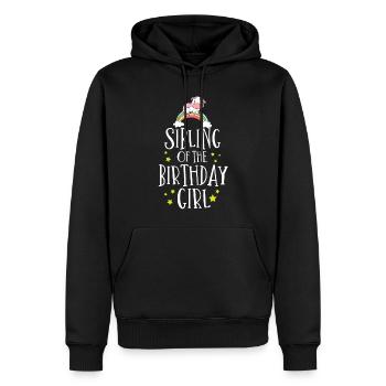 Kuhgeburtstag, Bauer Geburtstag Mädchen - Männer Premium Bio Hoodie - Schwarz - Vorne - Nico (187cm)