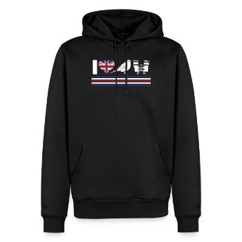Vogelbeobachtung, Ornithologie - Männer Premium Bio Hoodie - Schwarz - Vorne - Nico (187cm)