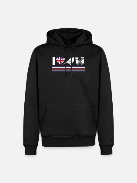 Bird watching, ornithology - Men’s Premium Organic Hoodie - black