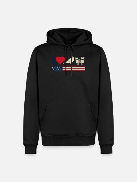Bird watching, ornithology - Men’s Premium Organic Hoodie - black