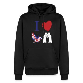 Vogelbeobachtung, Ornithologie - Männer Premium Bio Hoodie - Schwarz - Vorne - Nico (187cm)