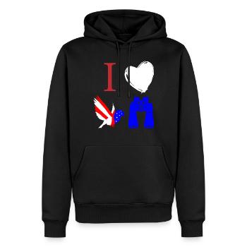 Vogelbeobachtung, Ornithologie - Männer Premium Bio Hoodie - Schwarz - Vorne - Nico (187cm)