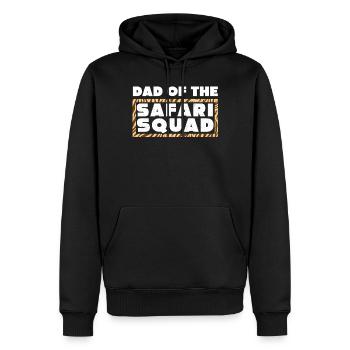Vater Der Safari-Truppe - Männer Premium Bio Hoodie - Schwarz - Vorne - Nico (187cm)