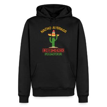 Mexikanisches Bingo, Mexiko-Bingo-Spieler - Männer Premium Bio Hoodie - Schwarz - Vorne - Nico (187cm)