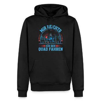 Quad ATV Offroad Quadfahrer - Männer Premium Bio Hoodie - Schwarz - Vorne - Nico (187cm)
