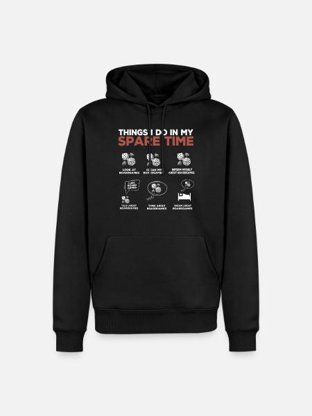 Brettspiele, Brettspiel, Brettspiele Spielen - Männer Premium Bio Hoodie - Schwarz