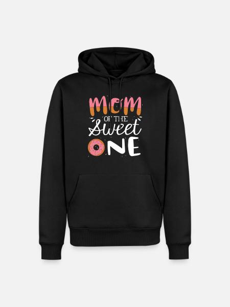 Mama of the sweet - Men’s Premium Organic Hoodie - black