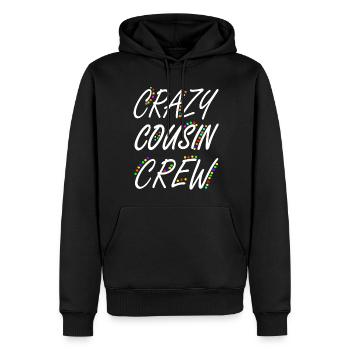 Crazy Cousin Crew Matching Family For Boys Girls - Sweat à capuche Premium bio Homme - noir - Devant - Nico (187cm)