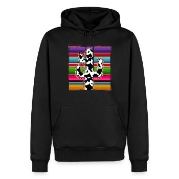 Westliche Kuhkaktus - Männer Premium Bio Hoodie - Schwarz - Vorne - Nico (187cm)