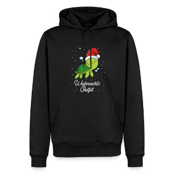 Weihnachtsoutfit - Männer Premium Bio Hoodie - Schwarz - Vorne - Nico (187cm)