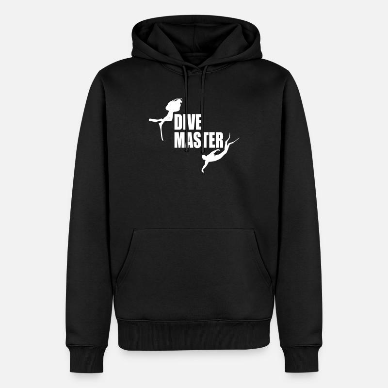 Divemaster Tauchen - Männer Premium Bio Hoodie - Schwarz