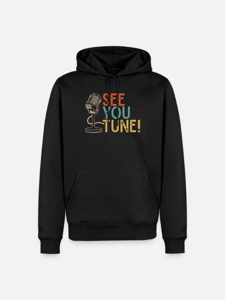 Opera singer, voice, opera - Men’s Premium Organic Hoodie - black