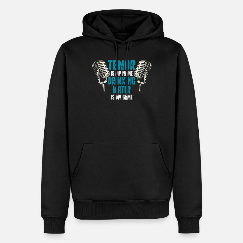 Chanteur d’opéra, voix, opéra - Sweat à capuche Premium bio Homme - noir