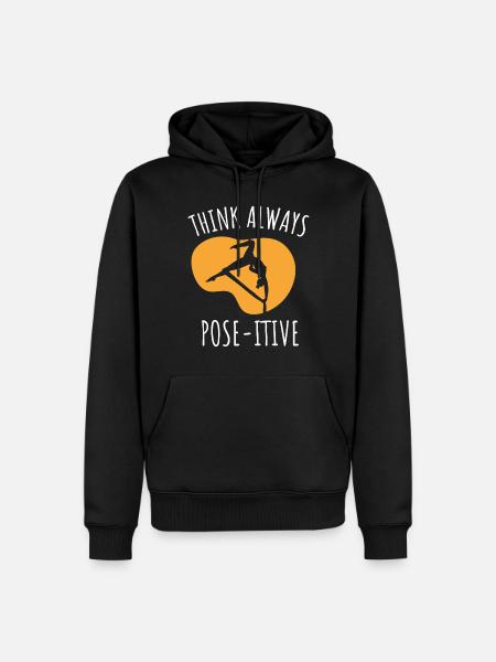 Air winner. Air silk - Men’s Premium Organic Hoodie - black