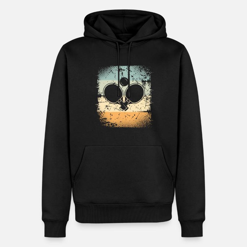 Ping-pong - Sweat à capuche Premium bio Homme - noir