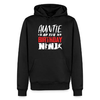 Geburtstag Der Ninja, Ninja, - Männer Premium Bio Hoodie - Schwarz - Vorne - Nico (187cm)