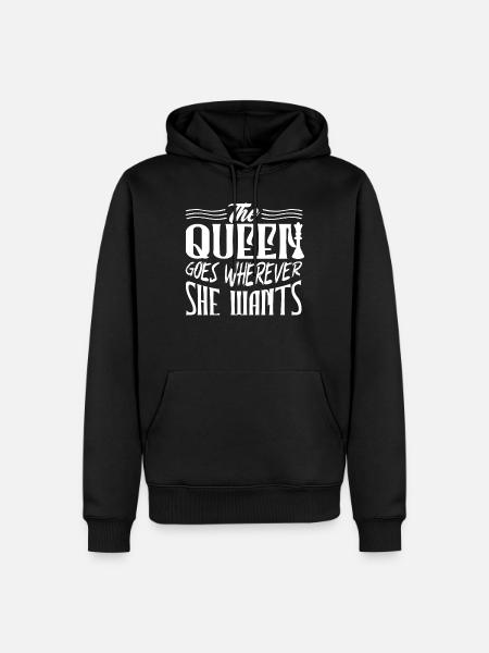 chess, chess player, chess quote - Men’s Premium Organic Hoodie - black