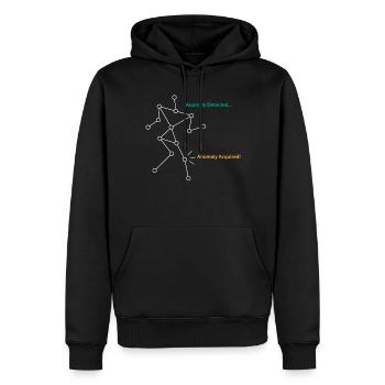 SLS Caméra Chasse aux fantômes, Chasseur de fantômes - Sweat à capuche Premium bio Homme - noir - Devant - Nico (187cm)