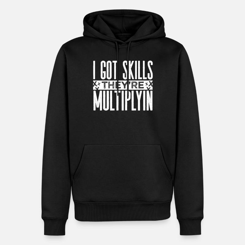 Professeur de mathématiques - Sweat à capuche Premium bio Homme - noir