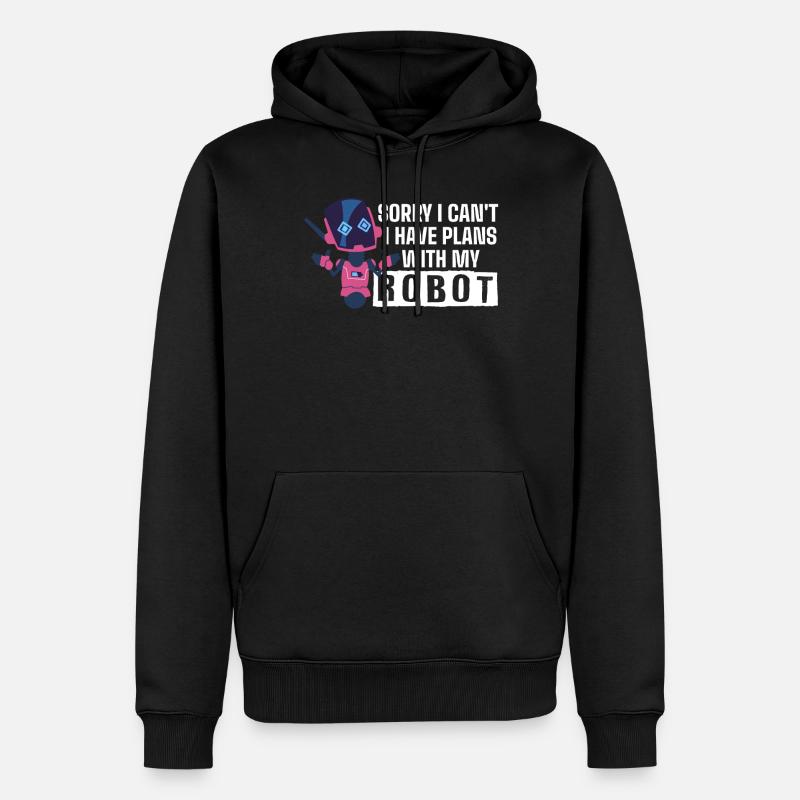 Robotik, Roboterbauer - Männer Premium Bio Hoodie - Schwarz