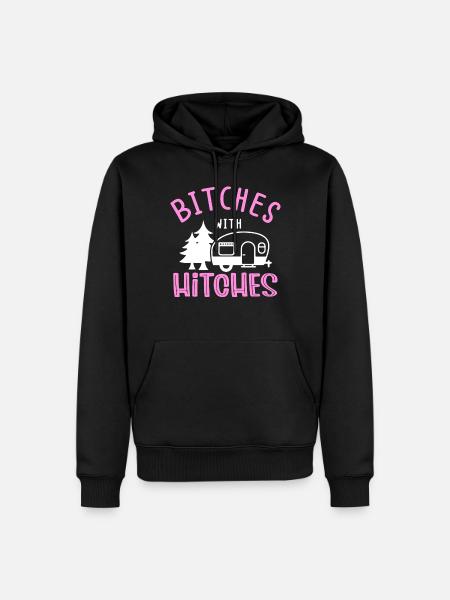 Motorhome Camping - Men’s Premium Organic Hoodie - black