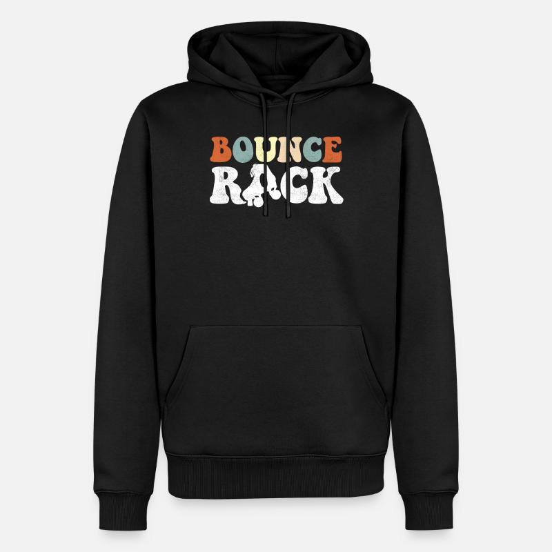 Patinage, roller - Sweat à capuche Premium bio Homme - noir