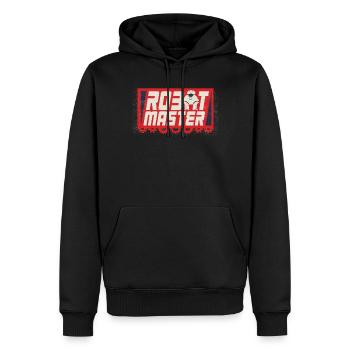 Robotik, Robotikingenieur - Männer Premium Bio Hoodie - Schwarz - Vorne - Nico (187cm)