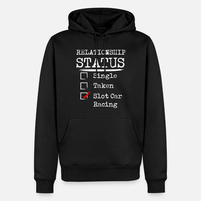 Course de voitures à sous - Sweat à capuche Premium bio Homme - noir