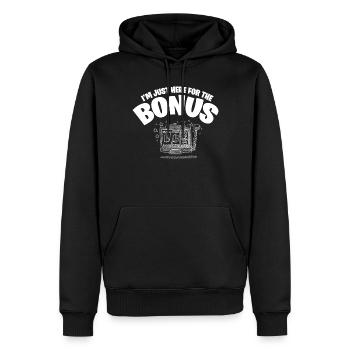 Machine à sous, Jeux d’argent, Machine à sous - Sweat à capuche Premium bio Homme - noir - Devant - Nico (187cm)
