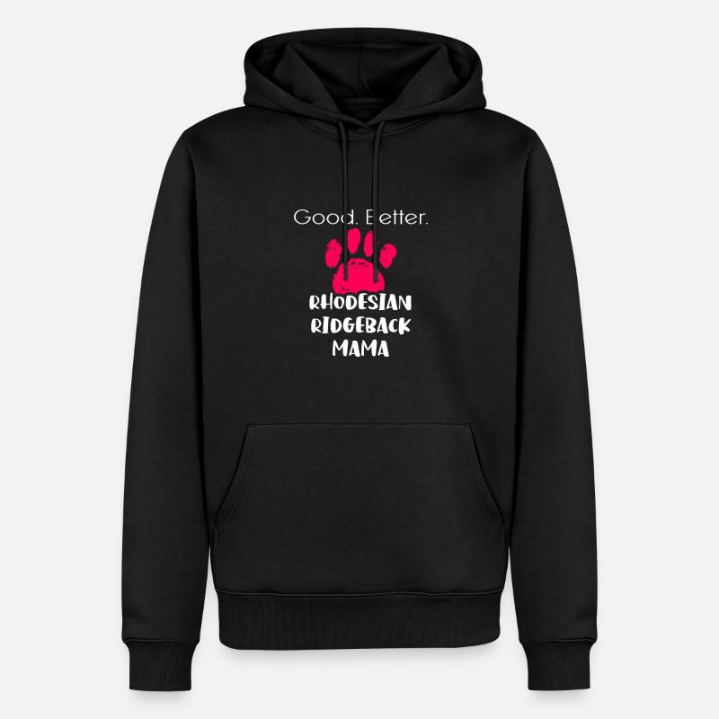 Rhodesian Ridgeback - Männer Premium Bio Hoodie - Schwarz