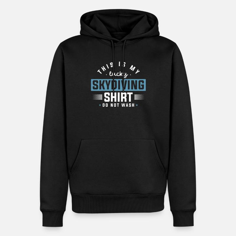 Parachutisme, Parachutisme - Sweat à capuche Premium bio Homme - noir