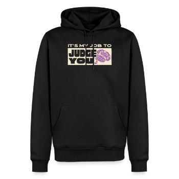 Psychologe, Psychiater, Psychoanalytiker - Männer Premium Bio Hoodie - Schwarz - Vorne - Nico (187cm)