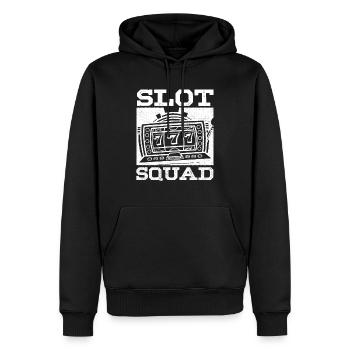 Slot Machine, Slot Machines, Gambling - Men’s Premium Organic Hoodie - black - Front - Nico (187cm)