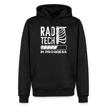 Radiologie, Radiologe - Männer Premium Bio Hoodie - Schwarz - Vorne - Nico (187cm)