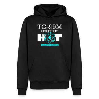 NUC Med Squad, Kernmedizin - Männer Premium Bio Hoodie - Schwarz - Vorne - Nico (187cm)