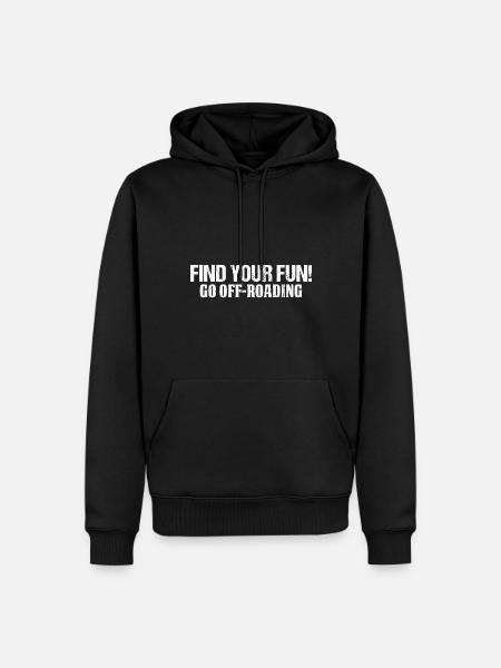 Off-road, 4x4, 4-wheel - Men’s Premium Organic Hoodie - black