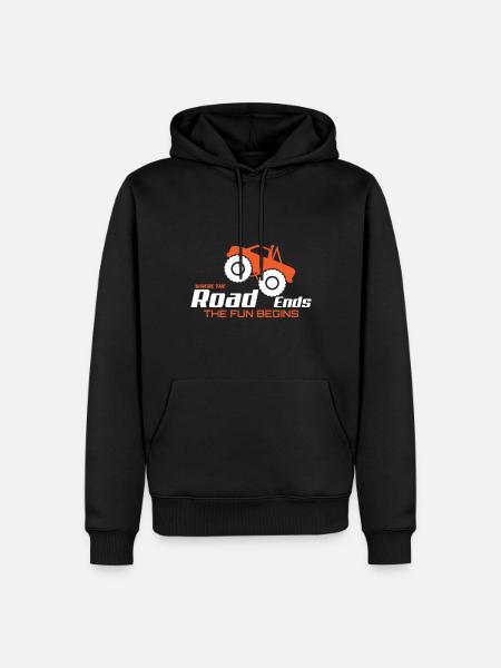 Off-road, 4x4, 4-wheel - Men’s Premium Organic Hoodie - black