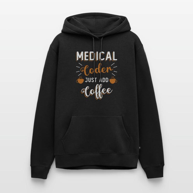 Medical encoder, programmer Men’s Premium Organic Hoodie