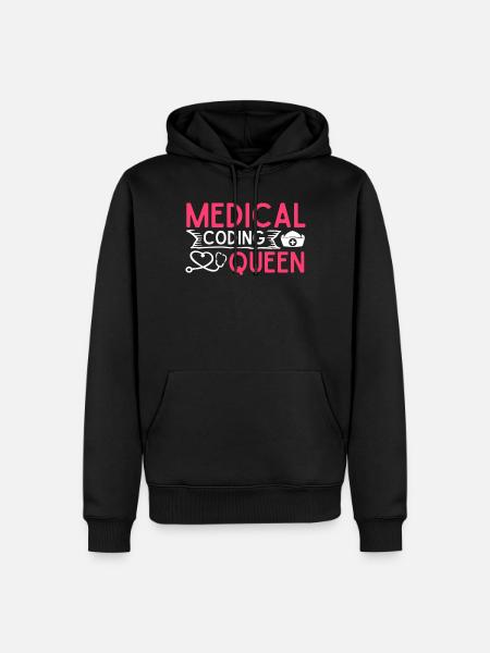 Medical Encoder Medical Programmer - Men’s Premium Organic Hoodie - black