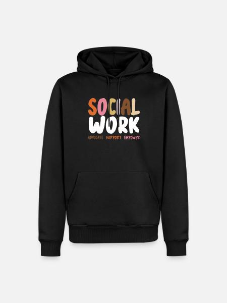 Social worker - Men’s Premium Organic Hoodie - black