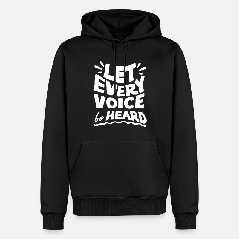 Speech-language pathology, speech-language pathologist - Men’s Premium Organic Hoodie - black
