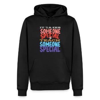Special Needs Education, Special Education - Men’s Premium Organic Hoodie - black - Front - Nico (187cm)