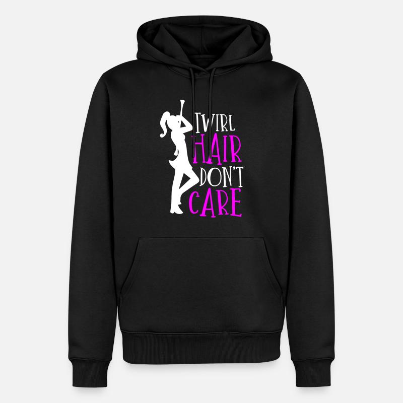 Baton Twirler, Baton Twirling, Gymnastique - Sweat à capuche Premium bio Homme - noir