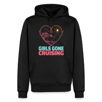 Girls Gone Cruising 2023 Design for Adventure et - Sweat à capuche Premium bio Homme - noir - Devant - Nico (187cm)